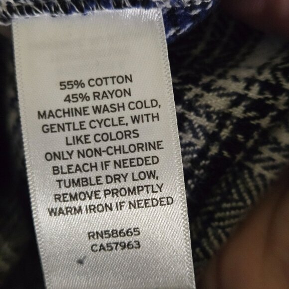 Banana Republic Boyfriend Oversized Plaid Shirt 2022 Blue Plaid Size S - Picture 11 of 13